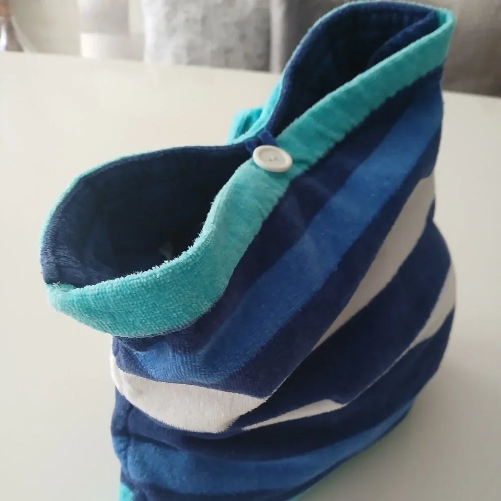 Beach Towel in a Bag 100% Cotton Convertible  